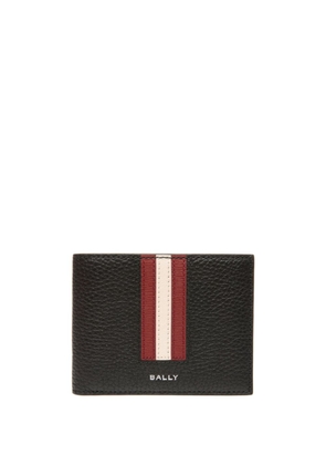 Bally logo-stamp leather wallet - Black