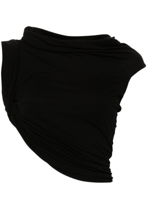 Rick Owens Lilies Sienna jersey asymmetric top - Black