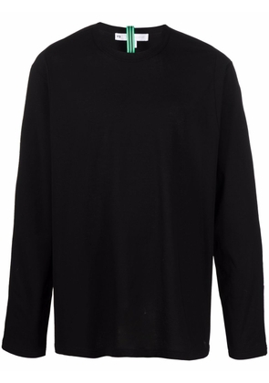 Y-3 long-sleeved cotton T-shirt - Black