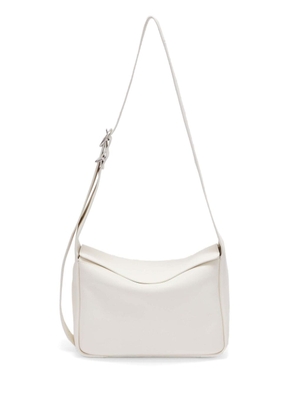 Jil Sander small leather crossbody bag - White