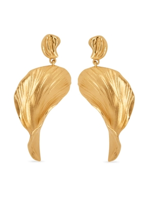 Oscar de la Renta Petal drop earrings - Gold