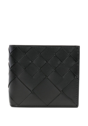 Bottega Veneta Intrecciato bi-fold leather wallet - Black