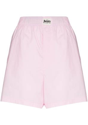 Natasha Zinko elasticated-waist boxer shorts - Pink