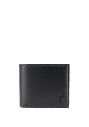 Saint Laurent embossed logo bi-fold wallet - Black