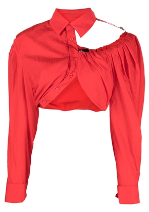 Jacquemus La chemise Galliga blouse - Red