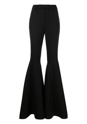 Saint Laurent high-waisted flared trousers - Black