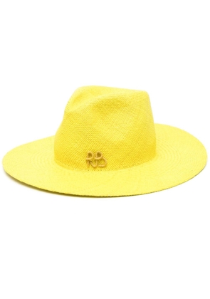 Ruslan Baginskiy fedora straw hat - Yellow
