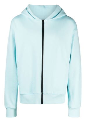 STYLAND long-sleeve organic cotton hooded jacket - Blue