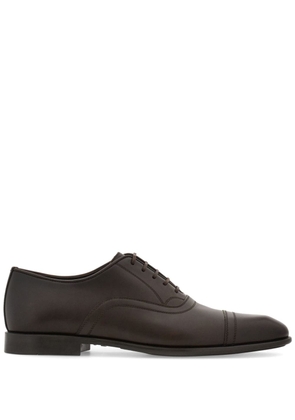 Ferragamo leather Oxford shoes - Brown