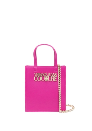 Versace Jeans Couture logo-plaque crossbody bag - Pink