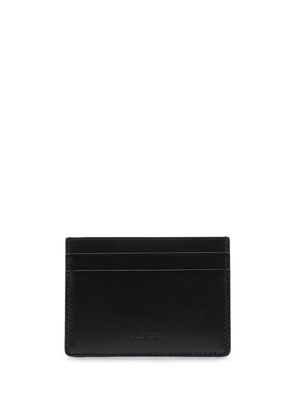 Jil Sander logo-print leather cardholder - Black