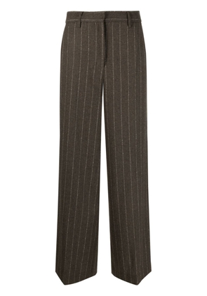 REMAIN mid-rise wide-leg trousers - Brown