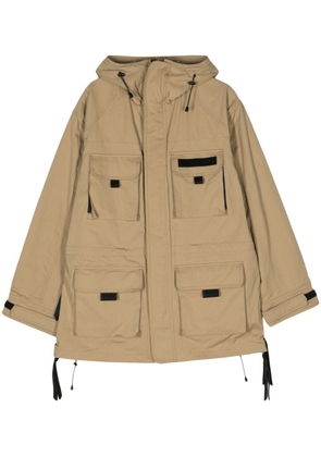 Junya Watanabe MAN hooded miltary jacket - Neutrals