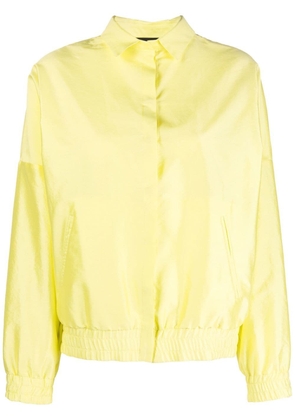 Fabiana Filippi satin button-up jacket - Yellow