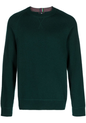 PS Paul Smith long-sleeve merino-wool jumper - Green