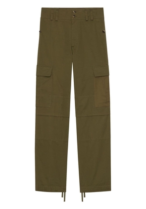 Saint Laurent Cassandre cotton cargo trousers - Green