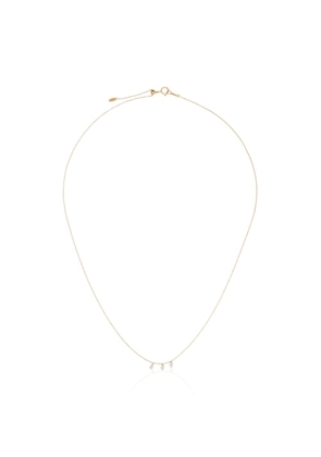 Persée 18kt yellow gold diamond charm necklace