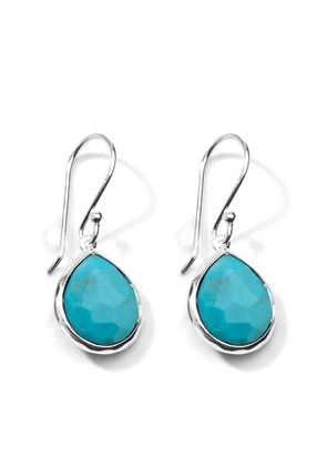 IPPOLITA mini Rock Candy Teardrop turquoise earrings - Silver