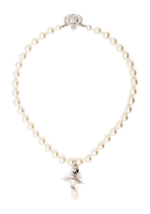 Vivienne Westwood faux-pearl drop choker - White