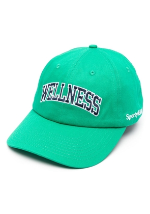 Sporty & Rich Wellness cotton baseball cap - Green