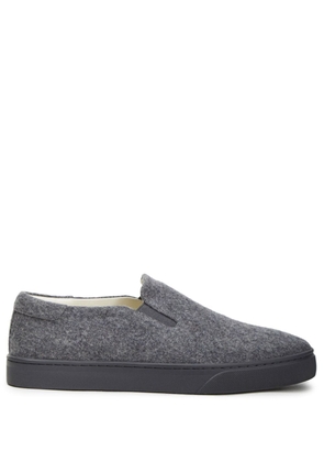 12 STOREEZ slip-on felted wool sneakers - Grey