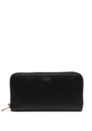 TOM FORD grained-leather logo-print wallet - Black