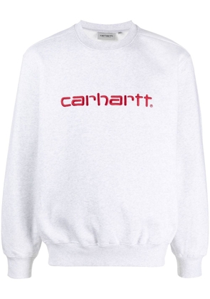 Carhartt WIP embroidered-logo crewneck sweatshirt - Grey