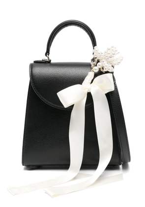 Simone Rocha Valentine leather tote bag - Black