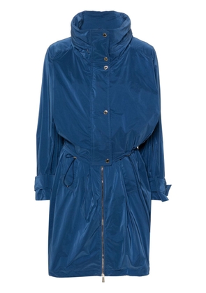 Moorer Kathi hooded raincoat - Blue
