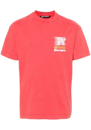 Palm Angels x MoneyGram Haas F1 cotton T-shirt - Red