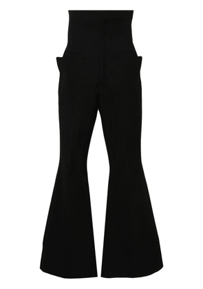 Rick Owens canvas straight-leg trousers - Black