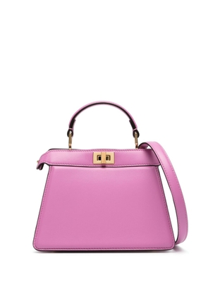 FENDI mini Peekaboo leather bag - Pink