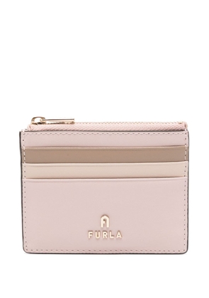 Furla Camelia S leather card holder - Pink