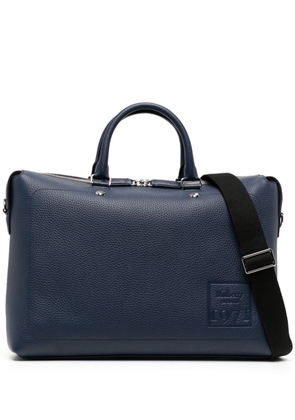 Mulberry City debossed-logo briefcase - Blue
