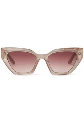 Karl Lagerfeld translucent cat-eye sunglasses - Neutrals