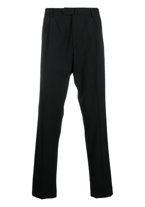 Caruso pleat-detail four-pocket tailored trousers - Black