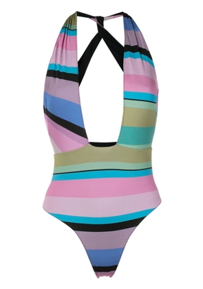 Clube Bossa Welch plunging swimsuit - Multicolour