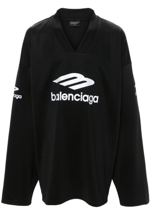 Balenciaga reflective-detail sweatshirt - Black