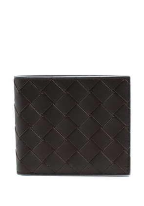 Bottega Veneta Intrecciato bi-fold leather wallet - Brown
