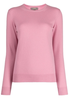 N.Peal round-neck cashmere jumper - Pink