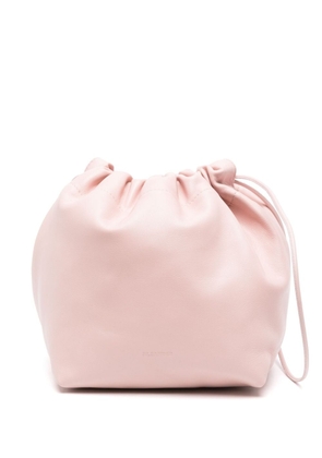 Jil Sander Dumpling leather bucket bag - Pink