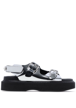 Simone Rocha Daisy 40mm metallic sandals - Silver