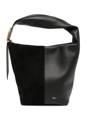 Mulberry Retwist Hobo suede shoulder bag - Black