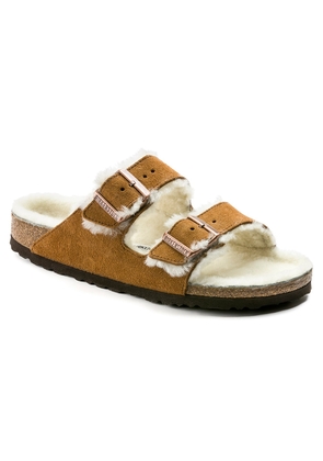 Arizona Shearling Sandal - Mink/Natural