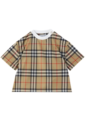 Burberry Baby Beige Check T-Shirt