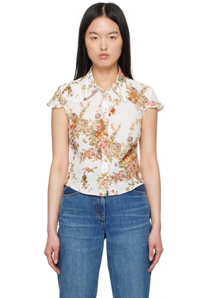 OUR LEGACY White Daisy Shirt