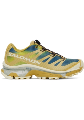 Salomon Yellow & Blue XT-4 OG Aurora Borealis Sneakers