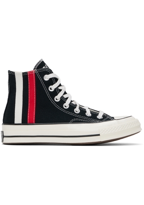 Converse Black Chuck 70 Archival Stripes High Top Sneakers