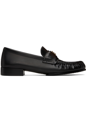 Givenchy Black 4G Leather Loafers