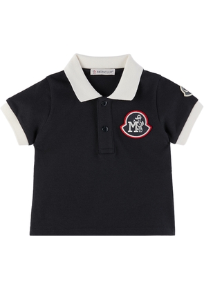 Moncler Enfant Baby Navy Patch Polo